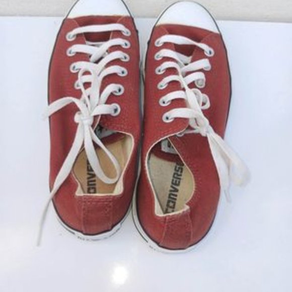Converse Men's Size 8 Red Laced Shoes - Picture 10 of 10